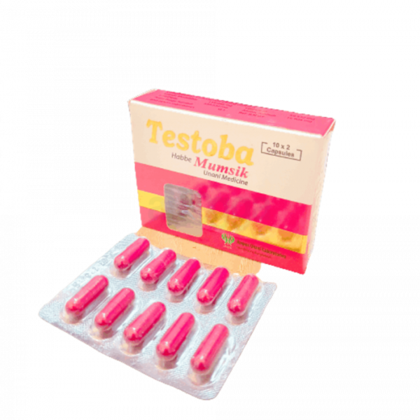 Testoba 500mg
Type: Capsule

Pack Size: 10 Pcs